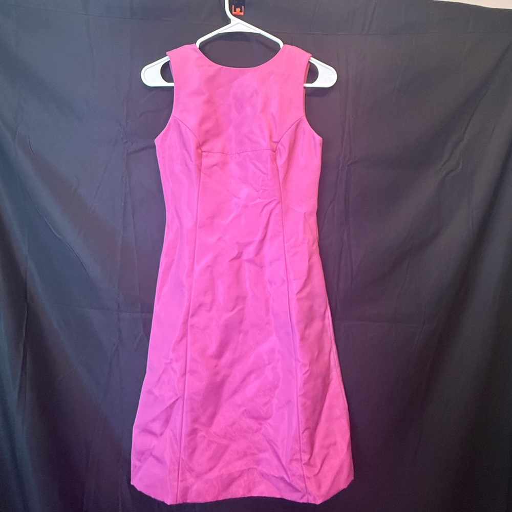 BCBG MAXAZIRIA Elegant Pink Fuschia Sleeveless Dress size 4